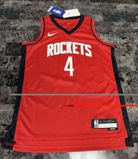 Nike Jalen Green Youth Swingman Jersey Red, Houston Rockets #4, Sizes M (10-12)