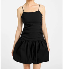 GUESS Felicity Bubble Dress In Black and Stretchy Fabric
