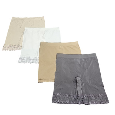 Breezies Women's Set of 4 Smoothing Mid Thigh Shorts Panties Size Large