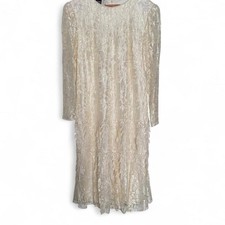 Jill Robbin cream lace dress