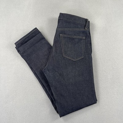 Uniqlo Selvedge Jeans Men s 32x31 Denim Slim Straight Let Dark Wash Kaihara