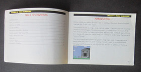 RARE! Original 1993 NINTENDO NES MARIO'S TIME MACHINE INSTRUCTION BOOKLET ONLY 