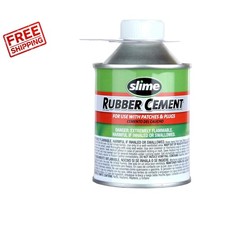 Secure Tire Repair With 8 Oz Rubber Cement - Perfect For Patches Plugs Secure Tire Repair With 8 Oz Rubber Cement - Perfect For Patches Plugs