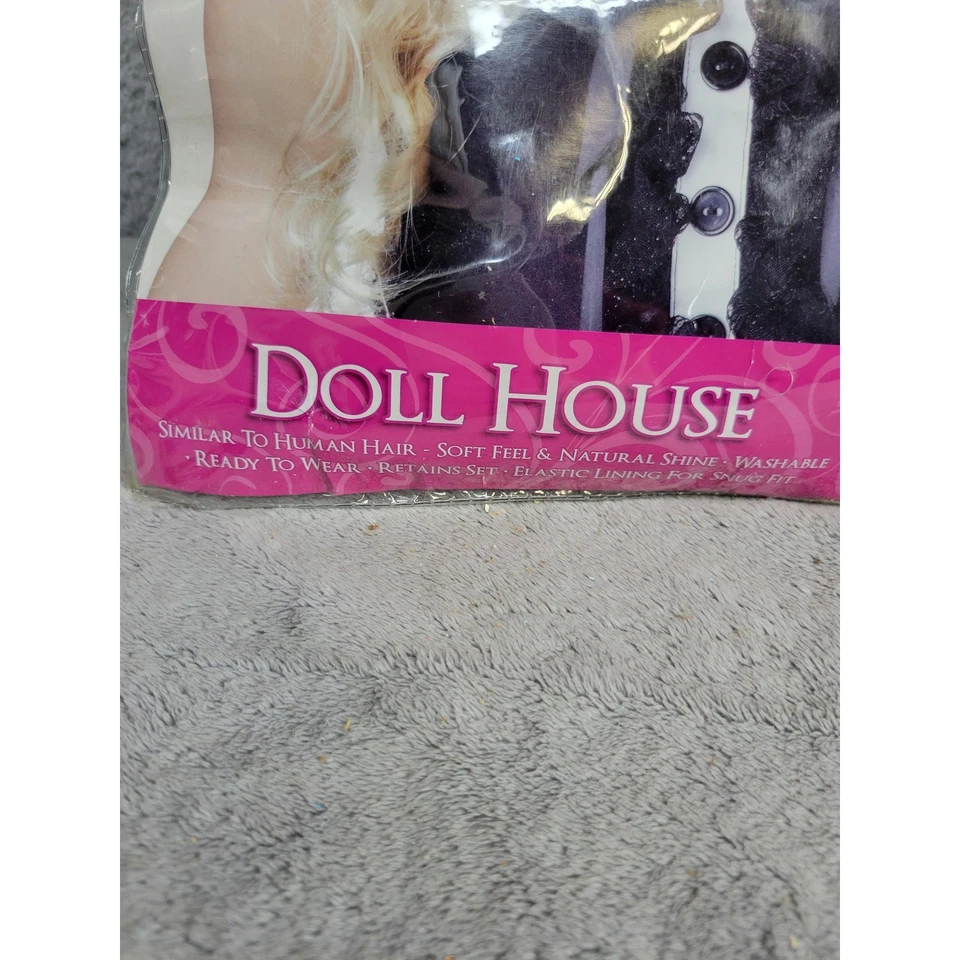 Spirit Halloween Casa de Muñecas Peluca Rubia Coletas Arcos Negros Disfraz Juegos con disfraces Foto 2 de 3