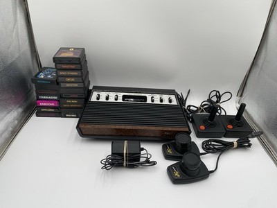 Atari Sears Tele-Games Video Arcade 2600 Console Lot w/ Controllers & Games