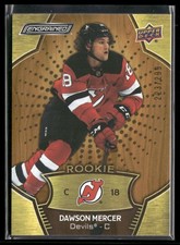 2023-24 Upper Deck Engrained Dawson Mercer RC /299 #198 New Jersey Devils