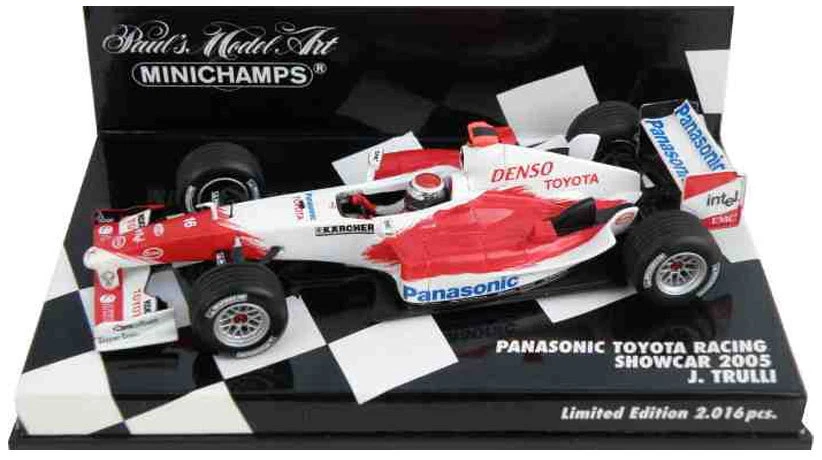 MINICHAMPS TOYOTA PANASONIC TF105 Jarno Trulli #16 - 2005 - TOYOTA BOX