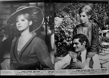 BARBRA STREISAND-OMAR SHARIF TWO 2 ORIGINAL 1968 PHOTOS FROM FUNNY GIRL MINT
