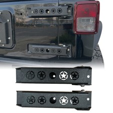 Fits 2007-2017 Jeep Wrangler Jk Steel Heavy Duty Reinforc Tailgate Hinge Set