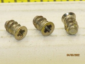 The listing is for:(3)Phillips Drive Euro Flathead Screws 1/4"x 3/8"Long