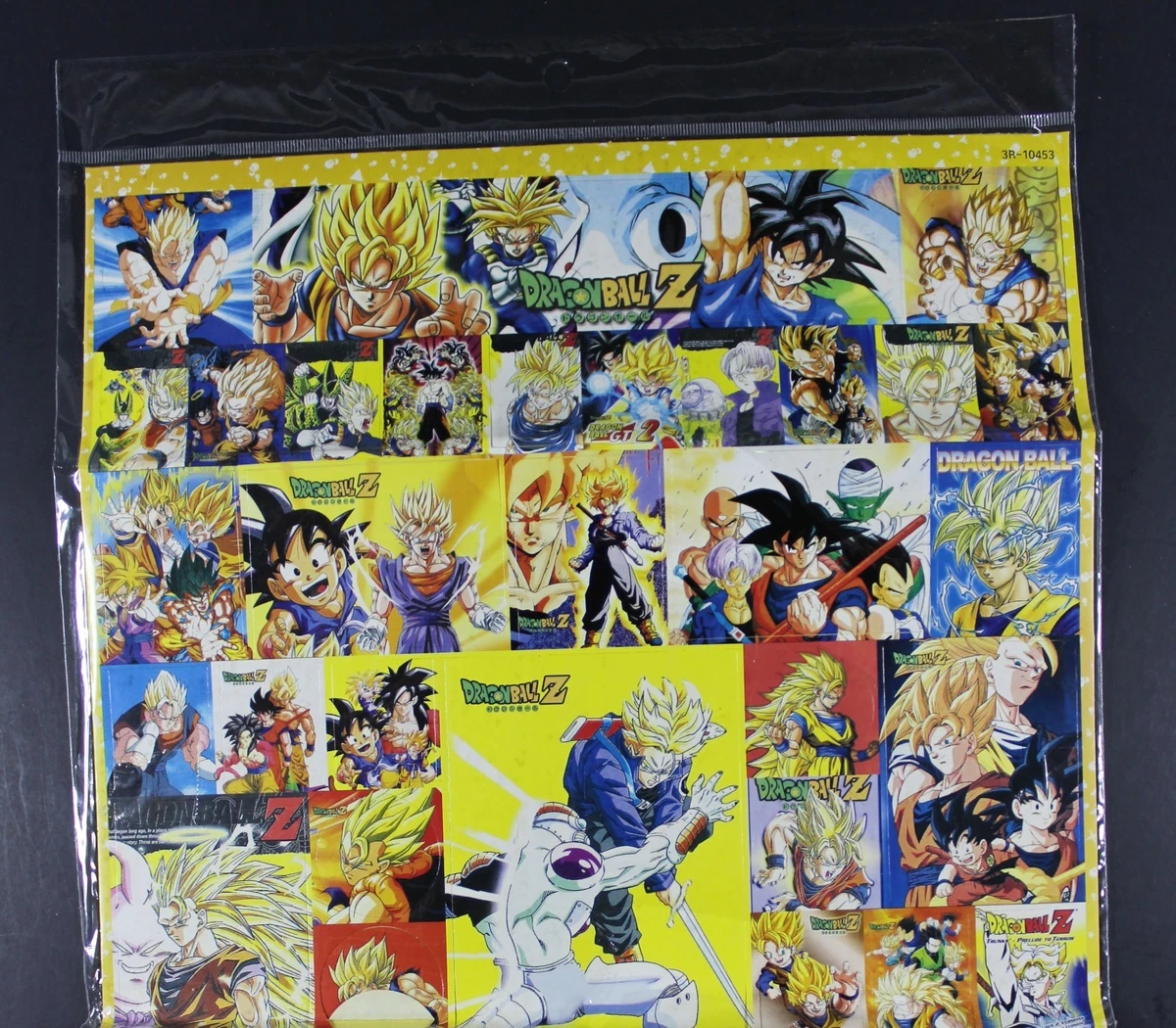 Rare Dragon Ball Z Sticker Pagevintage Stickersdragon Ball Z 