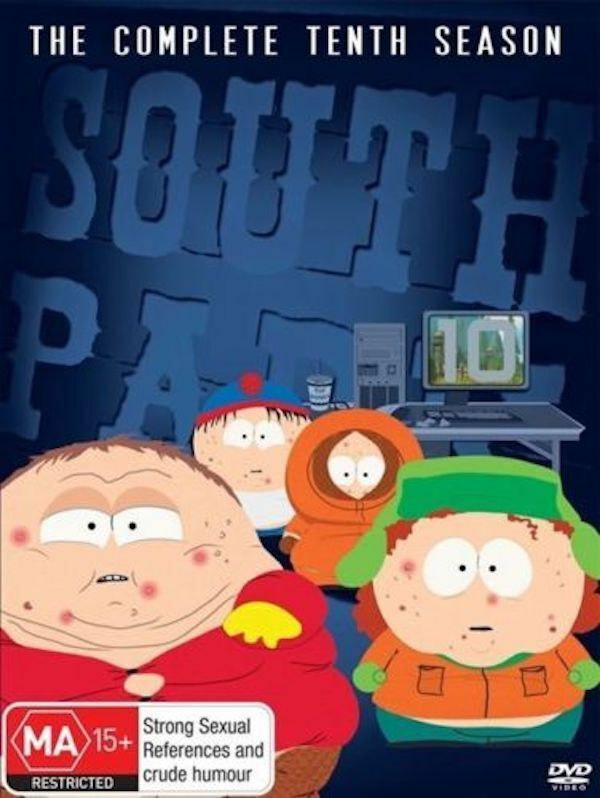 South Park Season 10 3-Disc Set) DVD Comedy Disc Excellent
