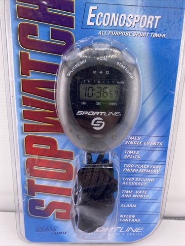 Econosport Stop Watch All Purpose Sport Timer NEW In Package Joggers - Picture 3 of 3
