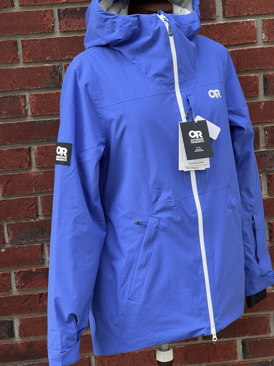 NWT $350 Outdoor Research Snowcrew Ski Jacket M Ultramarine NWT $350 Outdoor Research Snowcrew Ski Jacket M Ultramarine