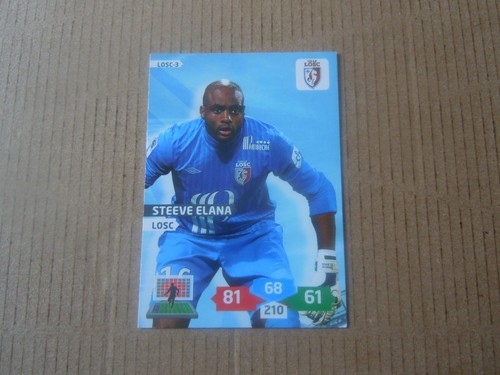 Carte adrenalyn panini - Foot 2013/14 - Lille - N°03 - Steve Elana