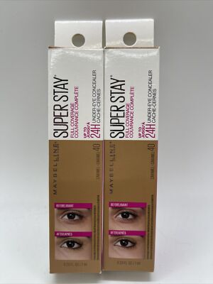 Maybelline Superstay Under-Eye Concealer – 2 X 6 Ml In 40 Caramel – Wasserfester Abdeckstift Für Dunkle Augenringe