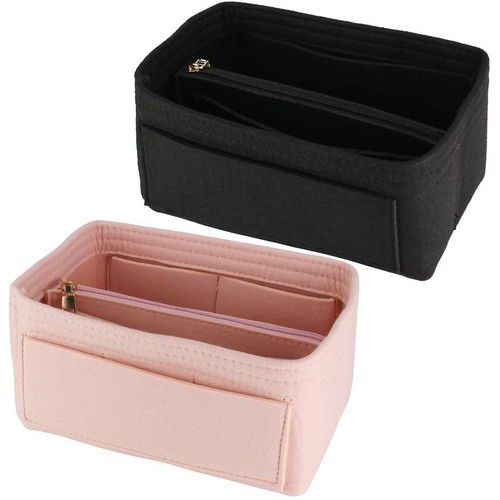 Multi pocket Felt Purse Handbag Organizer Insert Storage Tote Shaper Liner Bag - Picture 6 of 14
