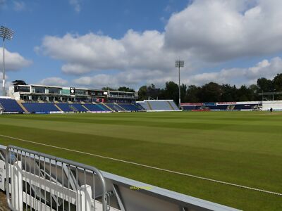 Photo 12x8 Sophia Gardens cricket ground after an early finish  c2021