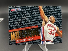 1995-96 NBA Hoops Grant Hill Milestone #211 Detroit Pistons