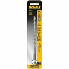   Genuine DeWalt Impact Ready 6" 1/4 Masonry Drill Bit 1/4" Hex DWA5102 New  