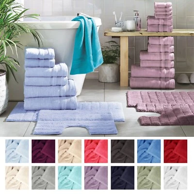 Allure Egyptian Cotton Bath Towels - Super Soft Zero Twist, Absorbent, 500GSM