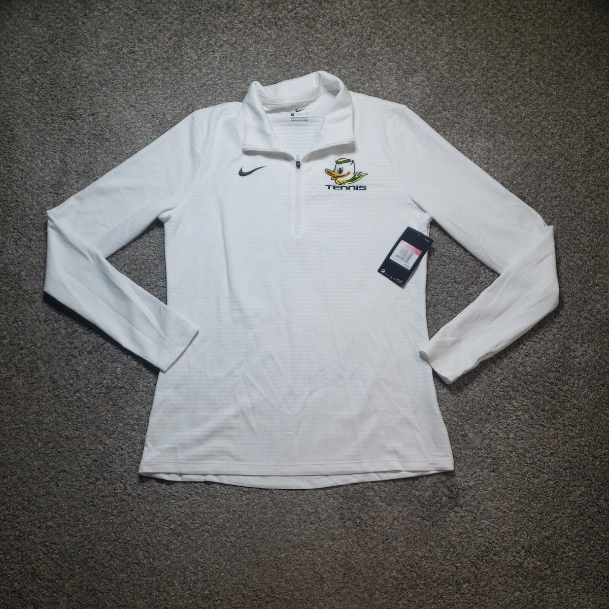 White nike online quarter zip womens