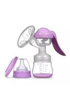Manual Breast Pump Breastfeeding Nursing Postpartum Milking Painless Suction