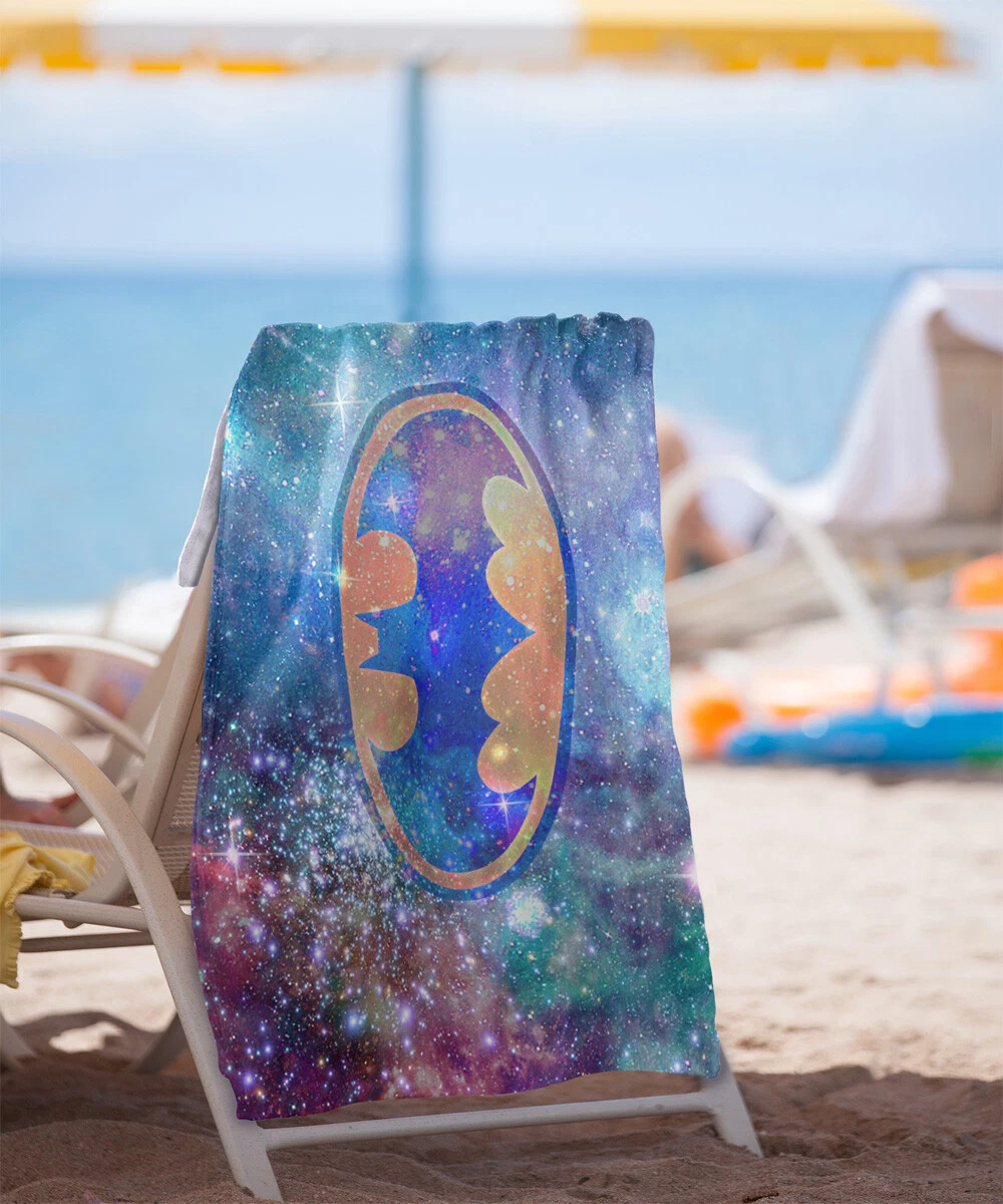 Batman Galaxy Symbol Officially Licensed Beach Towel 30"x60"