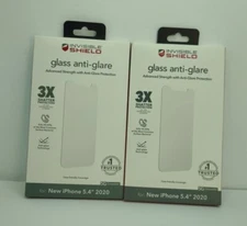 Lot of 2 ZAGG Glass Anti-Glare Screen Protector for iPhone 12 Mini 5.4-inch