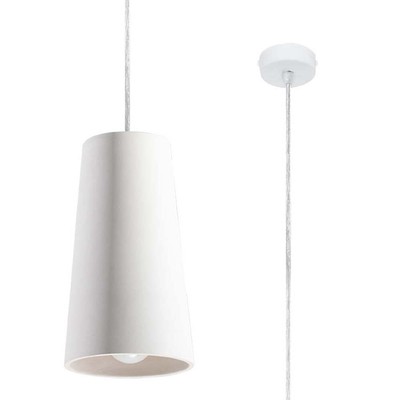 Pendelleuchte Deckenleuchte Weiß Modern Beton Wohnzimmer Esszimmer Schlafzimmer