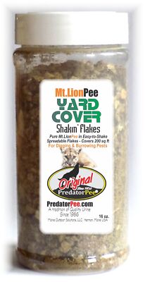 Predator Pee 100% Pure Mt Lion Urine 16oz Shakin' Flakes