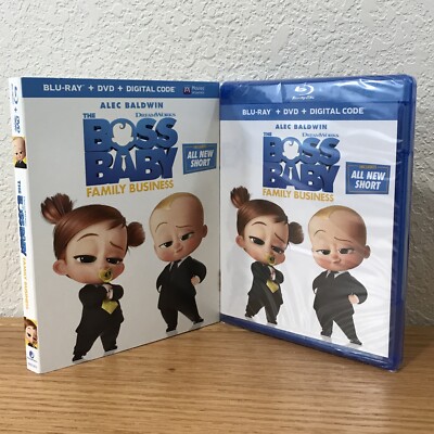 Boss Baby: Family Business (Blu-Ray/DVD/Digital, 2021) w/Slipcover READ SEE PICS