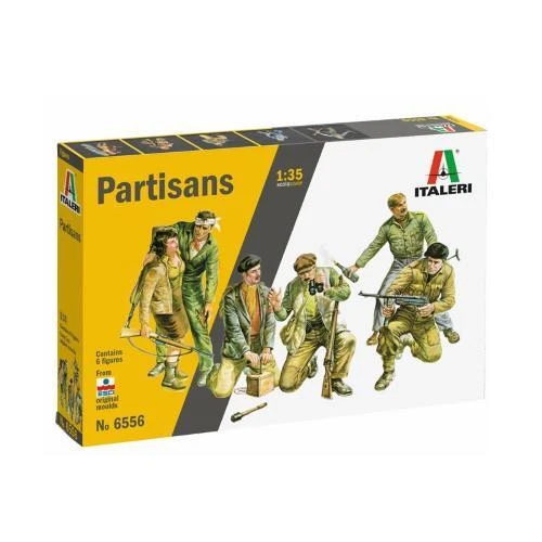 1:35 Italeri Figures Soldati Partisan Soldiers Kit IT6556 Modellino - Immagine 2 di 2