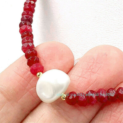 Freshwater Pearl Chain Necklace In Silver | Lisa Angel - Foto 9