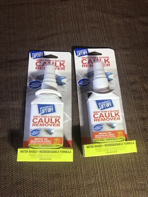 Lot Of 2 Motsenbocker's LIFT OFF Caulk & Sealant Remover 4.5 oz Spray Break Bond