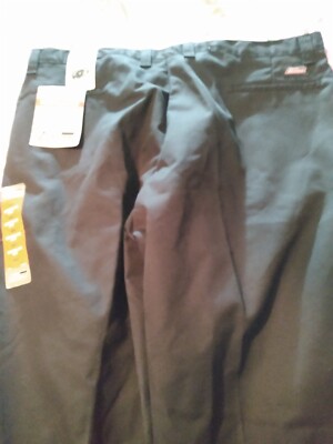 MEN'S Genuine DICKIES Core Work Pant REGULAR FIT STRAIGHT LEG Black - Size 42x32