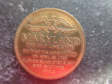 Shell Gas Brass State Token 1788 Maryland