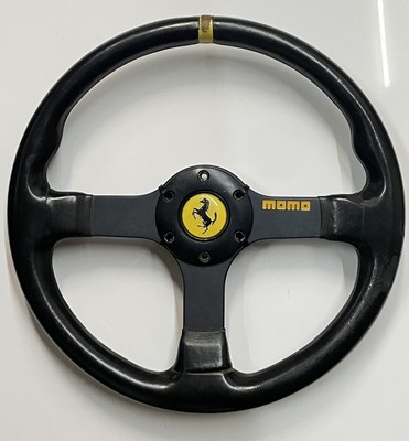 Rare Vintage 350mm MOMO Steering Wheel Ferrari Cavallino Racing 
