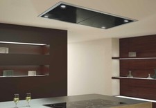 Baumann Carina 90s Luxus Deckenhaube 90 cm Schwarz Dunstabzugshaube 1000m³/h 