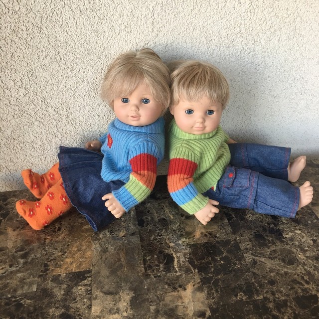 American Girls 2002 Bitty Baby Twin Blond Blue Eyes eBay