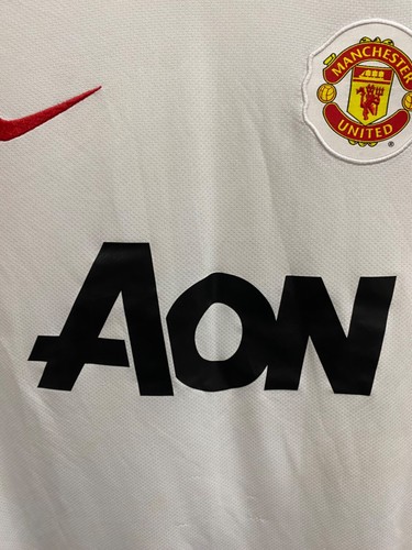 Manchester United 2010/2011 Away Football Shirt Nike Soccer Jersey BERBATOV #9 - Picture 10 of 18