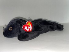 ty Beanie Baby -"VELVET" the black panther MWMT 1995