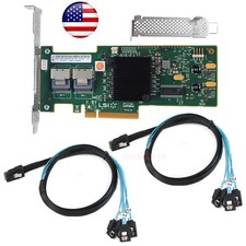 LSI 9240-8i 6Gbps SAS HBA FW:P20 IT Mode ZFS FreeNAS unRAID 2 SFF-8087 SATA