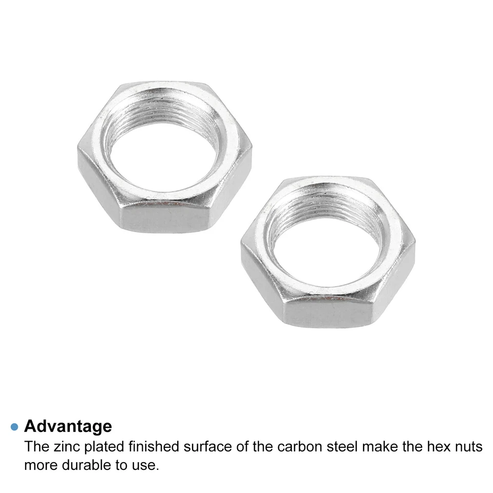 10 Packungen M14x1,0 Stahl Sechskantmutter Schrauben Bolzen Befestigung 7mm - Bild 4 von 4