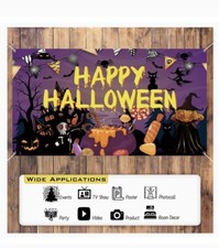 halloween photo backdrop banner Size 6.6 X3.7