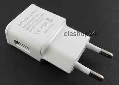 USB Power Adapter 1000mA Ladegerät Adapt für Handy  HB-SU-1000weiss