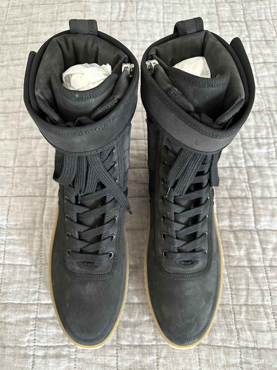 Fear Of God Military Sneaker New Black Nabuk Corduro Jerry Lorenzo