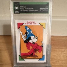 Impel Disney Family Portraits Mickey Mouse #111 Sorcerer's Apprentice 10 Mint