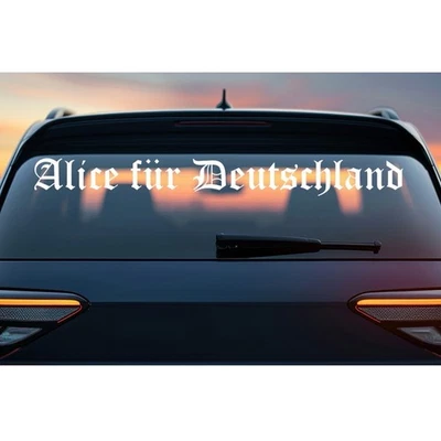 LEMMY'S HOLZSCHMIEDE Aufkleber ALICE FÜR DEUTSCHLAND OLDSCHOOL ALICE WEIDEL AFD Autoaufkleber Sticker