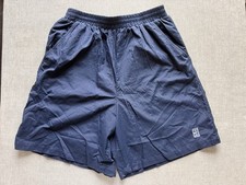 Nike Challenge Court Shorts Mens L Andre Agassi 90s Navy Vintage Tennis Preppy